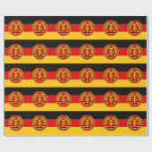 Vlag van Oost-Duitsland - Flagge der DDR (GDR) - N Cadeaupapier (Vlak)