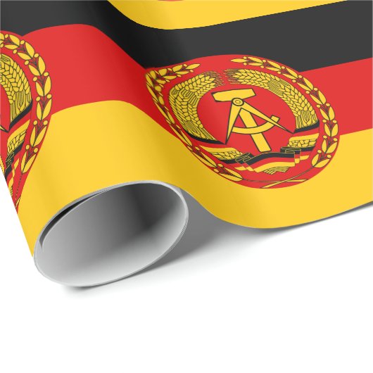 Vlag van Oost-Duitsland - Flagge der DDR (GDR) - N Cadeaupapier (Rol Hoek)