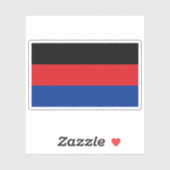 Vlag van Oost-Friesland, Nederland Sticker (Vel)