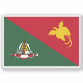 Vlag van Oost-Sepik, Papoea-Nieuw-Guinea Sticker