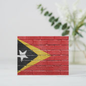 Vlag van Oost-Timor Briefkaart (Staand voorkant)