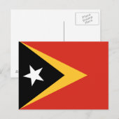 Vlag van Oost-Timor Briefkaart (Voorkant / Achterkant)