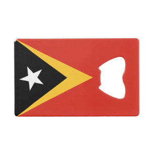 Vlag van Oost-Timor Creditkaart Flessenopener