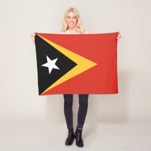 Vlag van Oost-Timor Fleece Deken