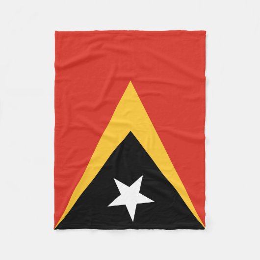 Vlag van Oost-Timor Fleece Deken (Voorkant)