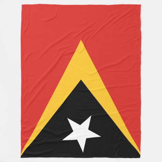 Vlag van Oost-Timor Fleece Deken (Voorkant)