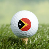 Vlag van Oost-Timor Golfballen (Insitu Shirt)