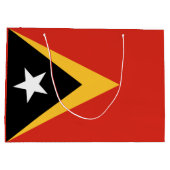 Vlag van Oost-Timor Groot Cadeauzakje (Achterkant)