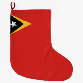 Vlag van Oost-Timor Grote Kerstsok (Voorkant)