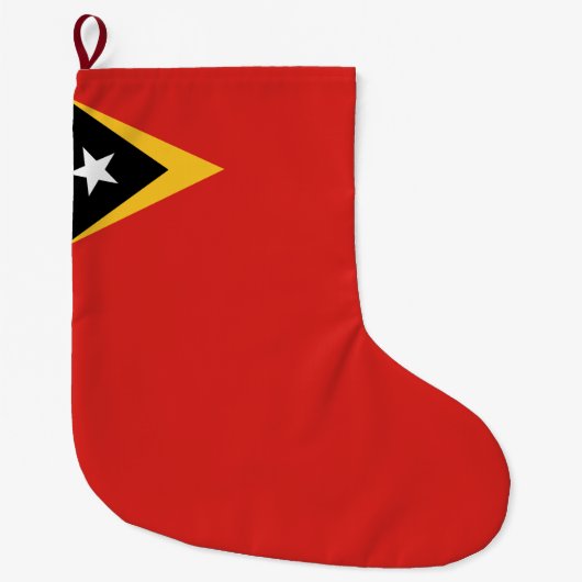 Vlag van Oost-Timor Grote Kerstsok (Voorkant)