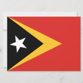 Vlag van Oost-Timor Kaart (Voorkant)