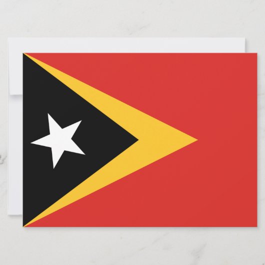 Vlag van Oost-Timor Kaart (Voorkant)