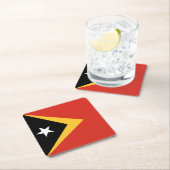 Vlag van Oost-Timor Kartonnen Onderzetters (Insitu)