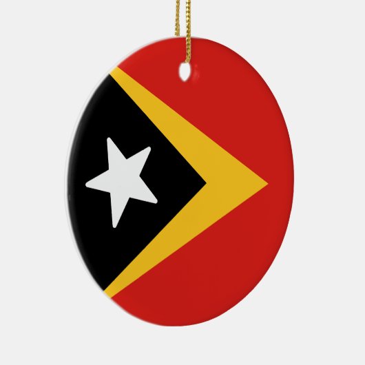 Vlag van Oost-Timor Keramisch Ornament (Rechts)