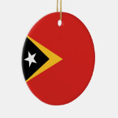 Vlag van Oost-Timor Keramisch Ornament (Rechts)
