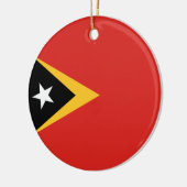 Vlag van Oost-Timor Keramisch Ornament (Links)