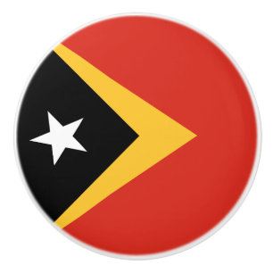 Vlag van Oost-Timor Keramische Knop