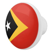 Vlag van Oost-Timor Keramische Knop (Rechts)