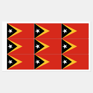 Vlag van Oost-Timor Labels
