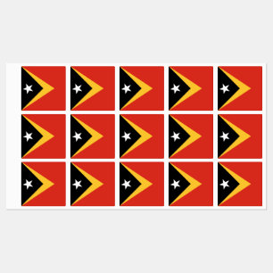 Vlag van Oost-Timor Labels