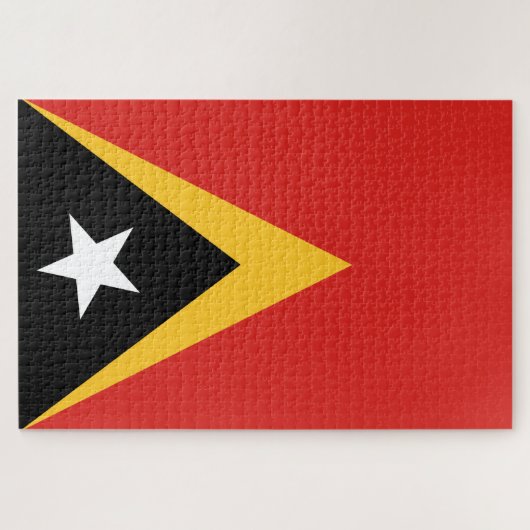 Vlag van Oost-Timor Legpuzzel (Horizontaal)