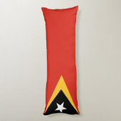 Vlag van Oost-Timor Lichaamskussen (Achterkant (Verticaal))