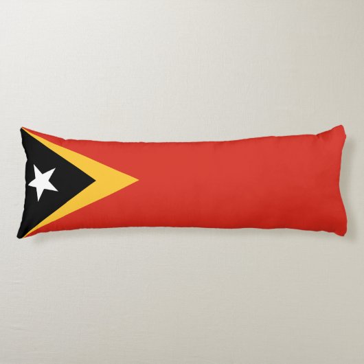 Vlag van Oost-Timor Lichaamskussen (Voorkant)