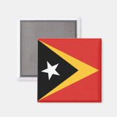 Vlag van Oost-Timor Magneet (Voorkant / Achterkant)