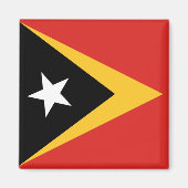 Vlag van Oost-Timor Magneet (Voorkant)