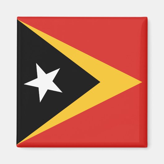 Vlag van Oost-Timor Magneet (Voorkant)