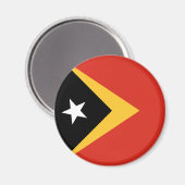 Vlag van Oost-Timor Magneet (Voorkant / Achterkant)