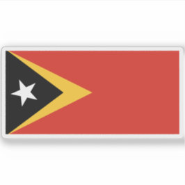 Vlag van Oost-Timor (Oost-Timor) Sticker
