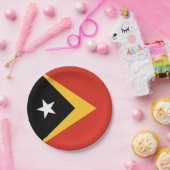 Vlag van Oost-Timor Papieren Bordje (Feest)