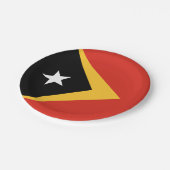 Vlag van Oost-Timor Papieren Bordje (Gekanteld)