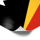 Vlag van Oost-Timor Perfect Poster (Hoek)