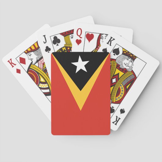 Vlag van Oost-Timor Pokerkaarten (Achterkant)