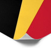 Vlag van Oost-Timor Poster (Hoek)