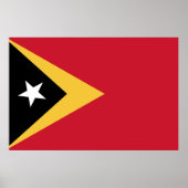 Vlag van Oost-Timor Poster (Voorkant)