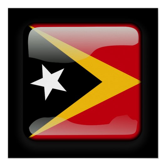 Vlag van Oost-Timor Poster (Voorkant)