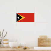 Vlag van Oost-Timor Poster (Keuken)