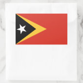 Vlag van Oost-Timor Rechthoekige Sticker (Tas)