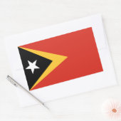 Vlag van Oost-Timor Rechthoekige Sticker (Envelop)