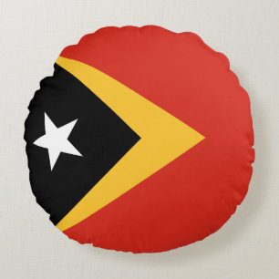 Vlag van Oost-Timor Rond Kussen