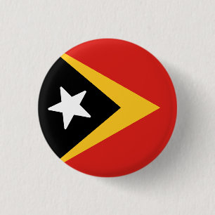 Vlag van Oost-Timor Ronde Button 3,2 Cm