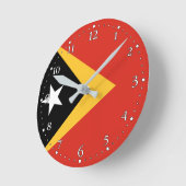 Vlag van Oost-Timor Ronde Klok (Hoek)