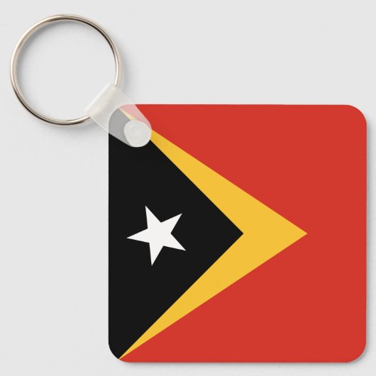 Vlag van Oost-Timor Sleutelhanger (Voorkant)