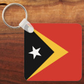 Vlag van Oost-Timor Sleutelhanger (Voorkant)