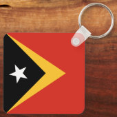 Vlag van Oost-Timor Sleutelhanger (Achterkant)