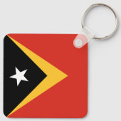 Vlag van Oost-Timor Sleutelhanger (Achterkant)