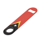 Vlag van Oost-Timor Speed Flessenopener (Voorkant Gekanteld)